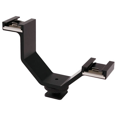 Shoe Mount Bracket with 2 Accessory Shoes Image 0
