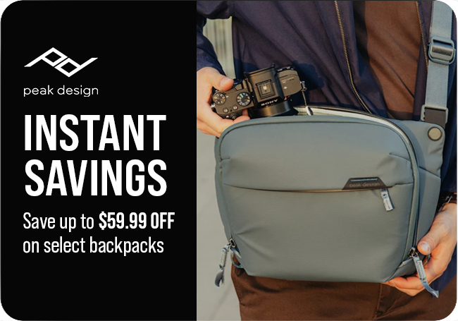 Peak Design Instant Savings