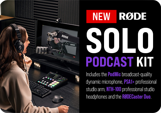 New Rode Solo Podcast Kit