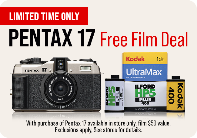 Pentax 17 Free Film Deal