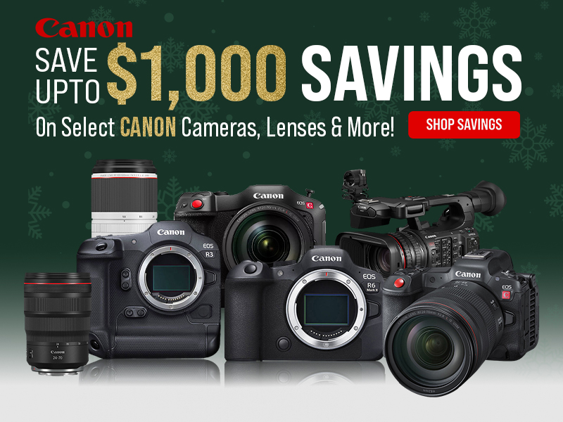 Canon Holiday Savings