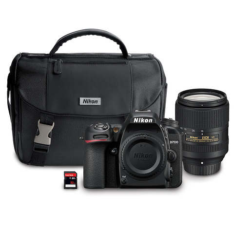 D7500 Digital SLR Camera with 18-300mm VR Lens Kit (Black) Image 0