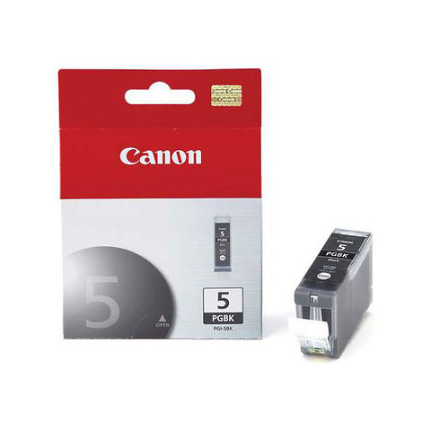 PGI-5 Pigment Black Ink Cartridge for iP4200, iP5200 & MP500, MP800 Printer Image 0