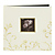 Embroidered Scroll Frame Fabric Photo Album, Ivory