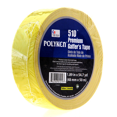 Polyken 510 Premium Gaffer's Tape - Yellow Image 0