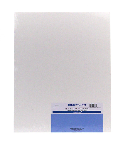 16 x 20 Arctic White Mat Board - 10 Pack Image 0