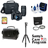 EOS Rebel T7 Digital SLR Camera with 18-55mm and 75-300mm Lenses with DELUXE Accessory Outfit Thumbnail 0