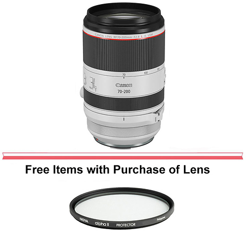 RF 70-200mm f/2.8 L IS USM Lens with CarePAK PLUS Accidental Damage Protection Image 0