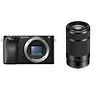 Alpha a6100 Mirrorless Digital Camera Body (Black) with E 55-210mm f/4.5-6.3 OSS Lens (Black) Thumbnail 0