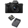 Lumix DC-G100 Mirrorless Micro Four Thirds Digital Camera with 12-32mm Lens (Black) and DMW-ZSTRV Battery & Charger Travel Pack Thumbnail 0