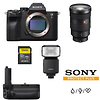 Alpha a7R IV Mirrorless Digital Camera w/Sony FE 24-70mm f/2.8 GM Lens and Sony Accessories Thumbnail 0