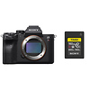 Alpha a7R IV Mirrorless Digital Camera Body w/Sony 160GB CFexpress Type A TOUGH Memory Card Thumbnail 0
