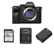 Alpha a7R IV Mirrorless Digital Camera Body w/Sony NPF-Z100 Battery & Promaster Dual Charger Image 0