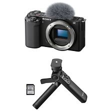 Alpha ZV-E10 Mirrorless Digital Camera Body (Black) with Vlogger Accessory Kit Image 0