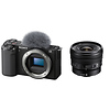 Alpha ZV-E10 Mirrorless Digital Camera Body (Black) with Sony E 10-20mm f/4 PZ G Lens Thumbnail 0