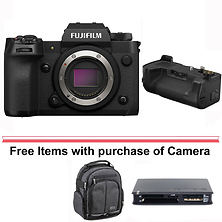 X-H2 Mirrorless Digital Camera Body with FT-XH File Transmitter Grip Image 0