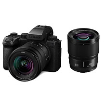 Lumix DC-S5 IIX Mirrorless Digital Camera with 20-60mm Lens (Black) and Lumix S 85mm f/1.8 Lens Image 0