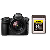 Z 8 Mirrorless Digital Camera with 24-120mm f/4 Lens and Nikon 64GB XQD Memory Card Thumbnail 0