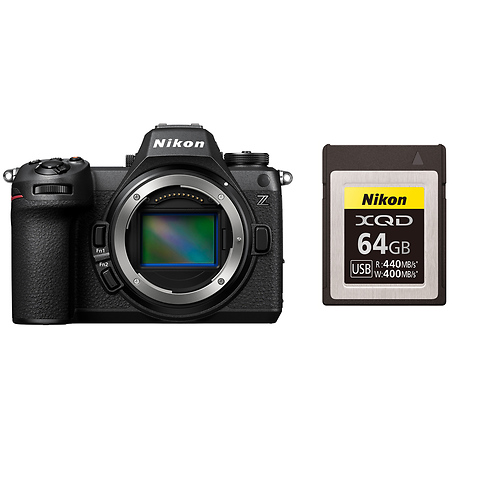 Z6III Mirrorless Digital Camera Body with Nikon 64GB XQD Memory Card Image 0