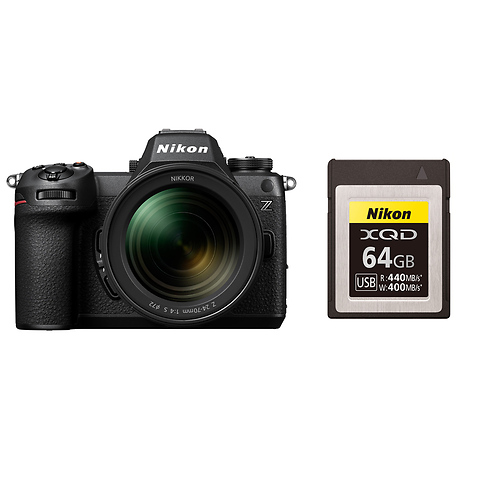 Z6III Mirrorless Digital Camera with 24-70mm f/4 S Lens and Nikon 64GB XQD Memory Card Image 0