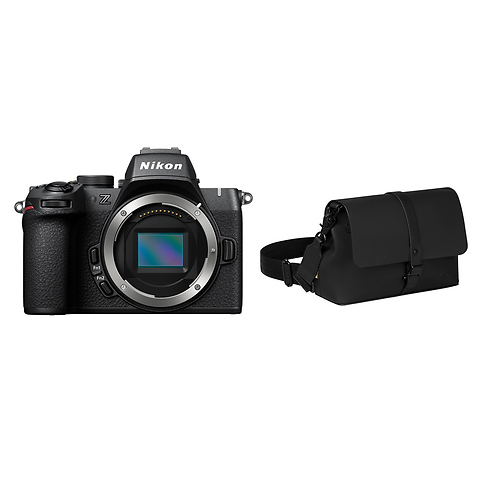 Z50 II Mirrorless Digital Camera Body with GL X Nikon Splash Crossbody Bag (Black) Image 0