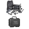 Ultra 2-Person Digital Wireless Omnidirectional Lavalier Microphone System for Cameras & Mobile Devices with SR-C8 Watertight Dustproof Carry-On Case Thumbnail 0