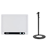 Verge Bi-Color LED Light Panel (White) with Base Desk Stand for Verge (Black) Thumbnail 0