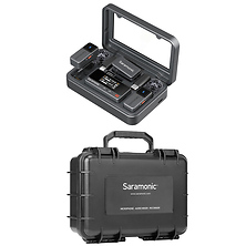 Air 2-Person Mini Wireless Lavalier Microphone System for Mobile Devices, Cameras & Computers (2.4 GHz) with SR-C8 Watertight Dustproof Carry-On Case Image 0