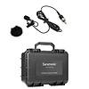 K9-Lavalier Miniature Omnidirectional Lavalier Microphone with Locking 3.5mm TRS Connector and SR-C8 Watertight Dustproof Carry-On Case Thumbnail 0