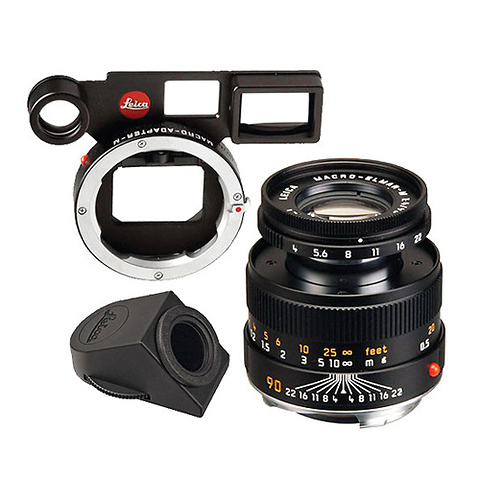 90mm f/4 Macro-Elmar Lens Set (6-Bit, Black) Image 0