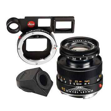 90mm f/4 Macro-Elmar Lens Set (6-Bit, Black)
