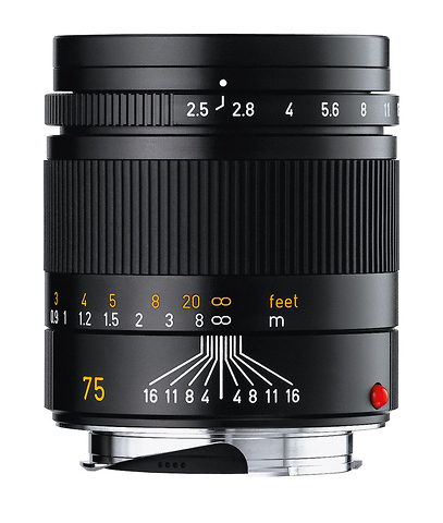 75mm f/2.5 Summarit-M Manual Focus Lens (Black) Image 0