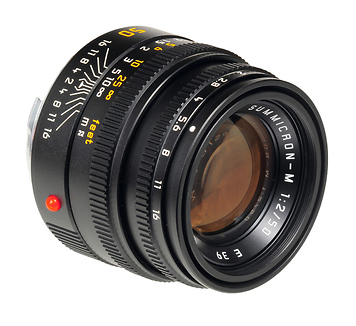 50mm f/2.0 Summicron M Manual Focus Lens (Black)