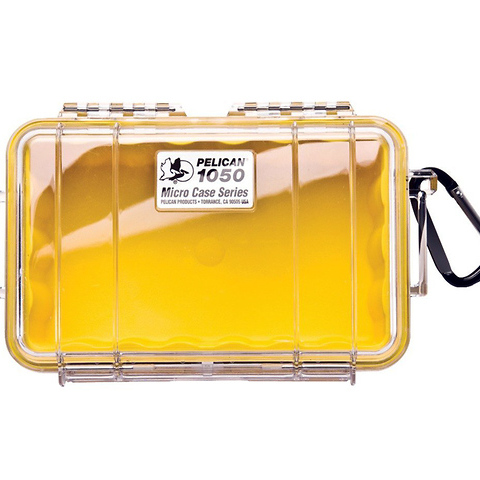 1050 Watertight Micro Hard Case  (Clear Yellow) Image 0