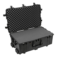 1650B Watertight Hard Case with Foam Inserts and Wheels - Black Image 0