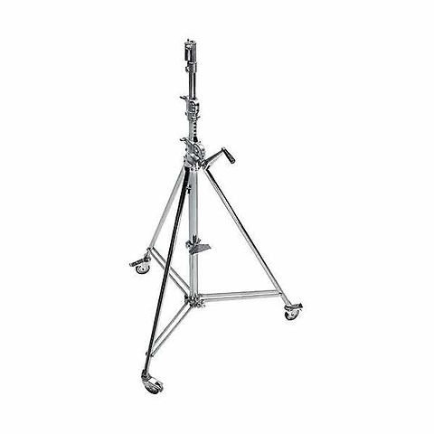 12.8 ft. B200 Wind-Up 39 Stand with Braked Wheels (Chrome-plated) Image 0