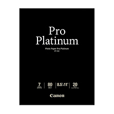 Photo Paper Pro Platinum, 8.5x11in., 20 Sheets Image 0