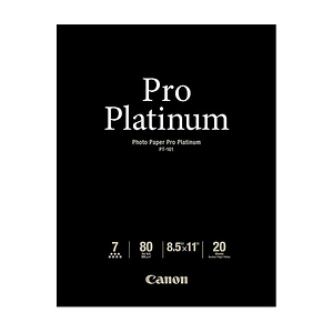 Photo Paper Pro Platinum, 8.5x11in., 20 Sheets