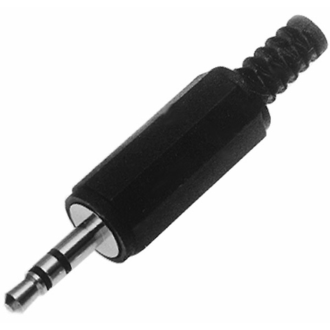 3.5mm Male Mono Plug with Strain Relief Image 0