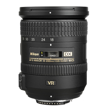 AF-S DX Nikkor 18-200mm f/3.5-5.6G ED VR II Zoom Lens