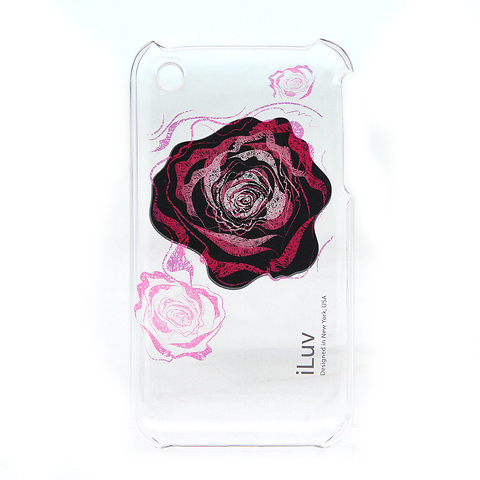 ICC716 Plastic Case with Flower Graphics for iPhone Image 0