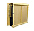 42x42 in. Wooden Reflector Storage Box 2 Place Slots
