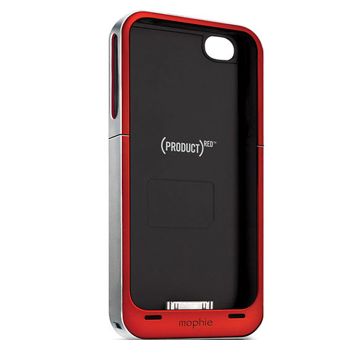 Juice Pack Air Case for iPhone 4 - Red Image 1