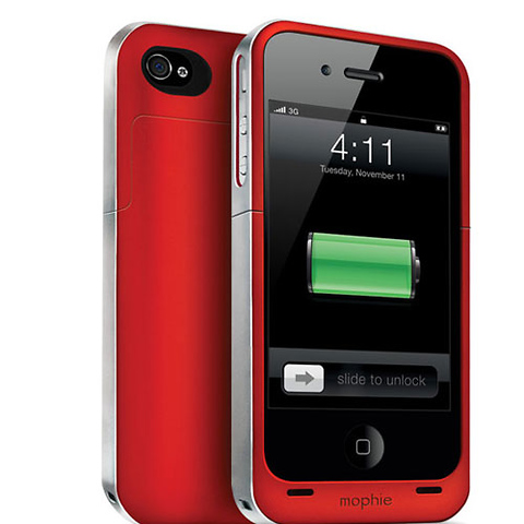 Juice Pack Air Case for iPhone 4 - Red Image 2