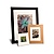 Metro 8 x 10 Seamless Composite Wood Board Frame Matted for 5 x 7 (Black)