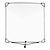 Solid Frame Scrim - 48x48 In. - Black Double