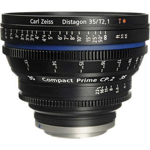 CP.2 Distagon 35mm/T2.1 T* Compact Prime Cine (EF Mount) Lens - Pre-Owned Image 0