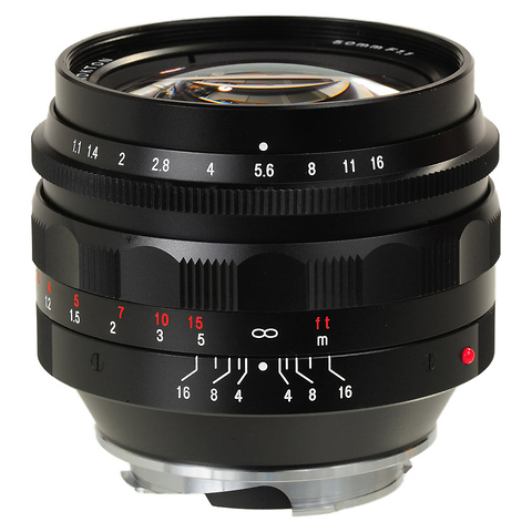 Nokton 50mm f/1.1 Lens (Black) Image 0