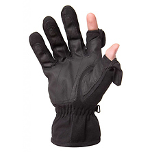 Men's Stretch Gloves - Black, Large Image 0