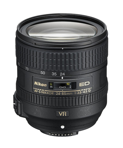 AF-S 24-85mm f/3.5-4.5G ED VR Nikkor Lens (Open Box) Image 0
